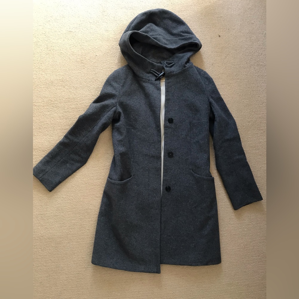 Fall/Spring grey jacket.